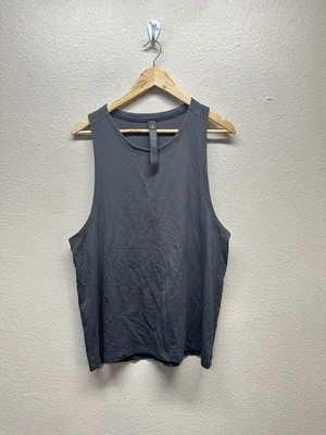 Lululemon Men’s Tank Top Size M Charcoal Gray Athletic Muscle Tank - Image 1 of 4