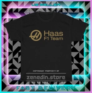 New HAAS F1 Team Rich Energy Logo Men's T-Shirt American Men T-Shirt - Picture 1 of 2