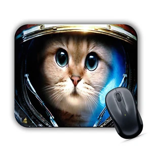 SPACE CAT MAUS MATTE Pad Computer PC Mac MacBook Gaming süßes Kätzchen Astronaut Neu - Bild 1 von 3