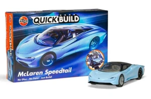 Airfix QUICKBUILD McLaren Speedtail Plastic Brick Construction Toy - Imagen 1 de 1