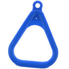 Plastic Outdoor Trapeze Gym Rings Coated Swing Set Replacements Parts Blue