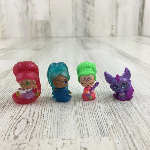 Shimmer & Shine Teenie Genies Mini PVC Figure Lot of 4 Cover