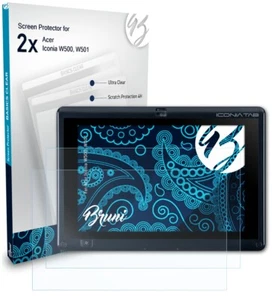 Bruni 2x Protective Film for Acer Iconia W500, W501 Screen Protector - Picture 1 of 8