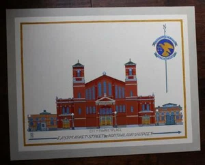 ONE-OF-A-KIND Indianapolis Indiana City Market Marketplace original artwork ---- - Picture 1 of 1