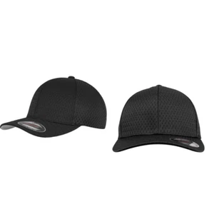 Flexfit by Yupoong Athletic Mesh 6777 - Unisex Sports Curved Peak Hat - Picture 1 of 10