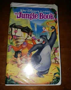 THE JUNGLE BOOK Walt Disney's Black Diamond Classic VHS Tape - Imagen 1 de 4