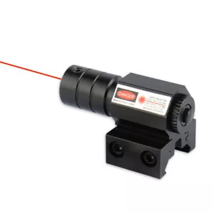 Mini Red Laser Beam Dot Sight 11/20mm Weaver Picatinny Rail For Hunt Gun Pistol - Picture 1 of 7