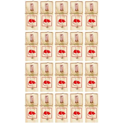 20x Maus Tier Falle  Mausefalle Mäuse Mausfalle Schlagfalle Fallen Maus-fangen - Bild 1 von 4