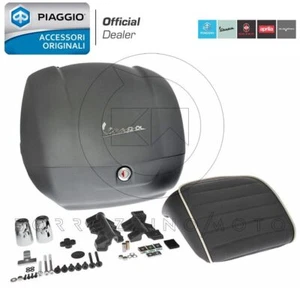 TITANIUM GREY TRUNK 742/B Piaggio Vespa GTS SUPER SPORT 300 2010-2013 - Picture 1 of 3