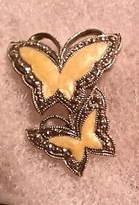 Avon butterfly Pin And Earring Set  super cute clip on earrings