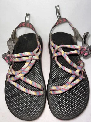 Sandalias Chaco Juveniles Talla 6 Niñas Tiras Coloridas Gris Rosa Sandalias Niños Zapatos Foto 1 de 4