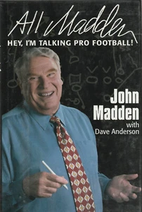 HEY, I'M TALKING PRO FOOTBALL BY JOHN MADDEN, 1996 (DUST JACKET) STATED FIRST ED - Imagen 1 de 1