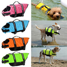 Chaleco de seguridad para mascotas perro chaleco salvavidas a rayas reflectantes preservador cachorro natación Reino Unido
