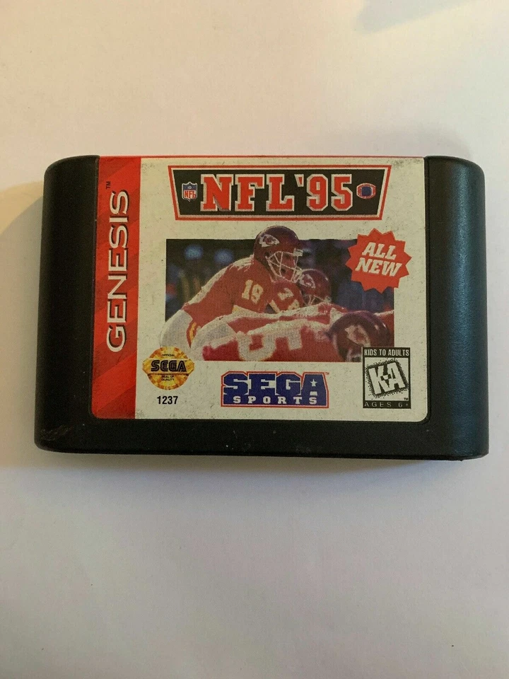 NFL 95 - GENESIS - GAME ONLY - FREE S/H -(G2) - Image 1 of 1