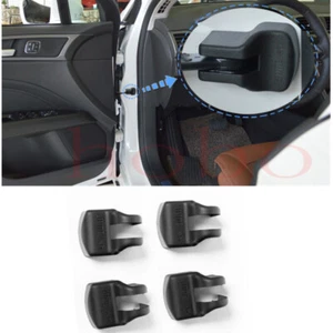 4Pcs For Chevrolet Malibu 2011-2014 Car ABS Black Door Stopper Protective Covers - Foto 1 di 3