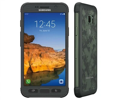 Samsung Galaxy S7 Active SM-G891A 32GB Green AT&T Unlocked Smartphone VERY GOOD - Image 1 of 4