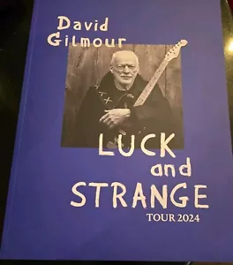 David Gilmour ~ Luck and Strange 2024 Tour Program Book New 36 Page. Pink Floyd - Picture 1 of 2