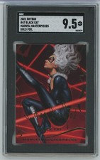 2022 Skybox Marvel Masterpieces Black Cat #47 Level 2 Base /1499 SGC 9.5 POP 1!
