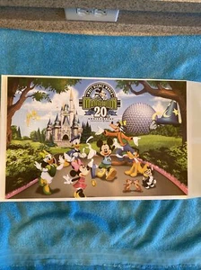 Rare 2013 Disney Marathon 20th Anniversary Print New Never Framed 17" X 11" Flat - Picture 1 of 5