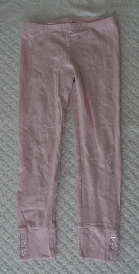 Gymboree 9 Girls Pink Leggings VGUC bling pants - Image 1 of 1