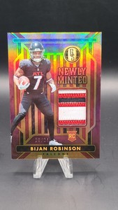 2023 GOLD STANDARD BIJAN ROBINSON Rookie RC  Patch Newly Mint #20/24 Rose Gold