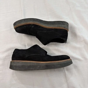 Vince Davy Slip On Loafer Suede Creeper US 12 Women’s Black Shoes - Picture 1 of 7
