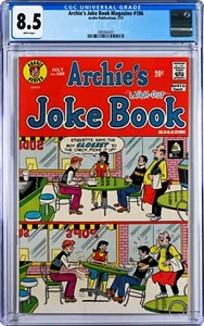 Archie's Joke Book Magazine #186 CGC 8.5 (Jul 1973, Archie) Reggie, Veronica - Picture 1 of 2