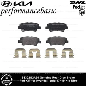 58302G2A50 Genuine Rear Disc Brake Pad KIT for Hyundai Ioniq 17-19 Kia Niro  - Picture 1 of 1