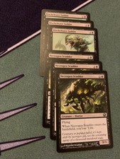 3x Blackcleave Goblin-3x Necrogen Scudder NM. Mtg- Scars Of Mirrodin