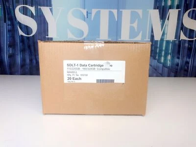Lote de 20 Cinta Cartucho de Datos Maxell SDLT-1 110/220GB -160/320GB Compatible Foto 1 de 4