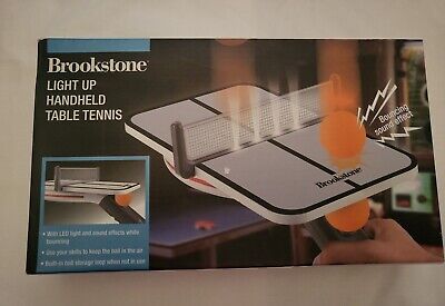Handheld Table Tennis Game Light Up Brookstone Table Tennis, Handheld Games