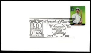 2000 Eddie Collins FDC Legends of Baseball All Century Team Blank Envelope - Picture 1 of 4