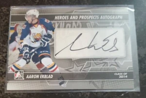 2013-14 ITG Heroes and Prospects Auto Aaron Ekblad #A-AE Auto Florida Panthers - Picture 1 of 3