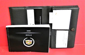 Cadillac Deville 2005 manual del propietario en estuche de cuero OEM ~ completo y casi como nuevo - Imagen 1 de 4