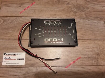 Rockford Fosgate Vintage OEQ-1 OCTAVE 🇺🇸 Car Audio Equilizer OLD SCHOOL  - Image 1 of 4