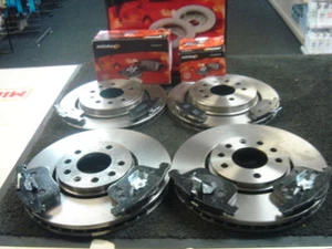 DISCOS Y PASTILLAS DE FRENO MINTEX DELANTEROS Y TRASEROS CADILLAC BLS 06- - Imagen 1 de 1