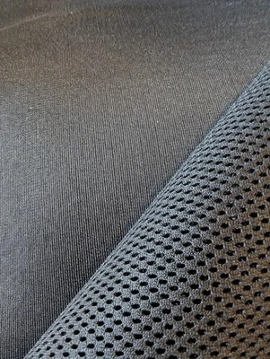 3D Air Mesh Stoff 1m, 4 mm Dicke, Atmungsaktiver Futterstoff Netzgewebe schwarz - Bild 1 von 4