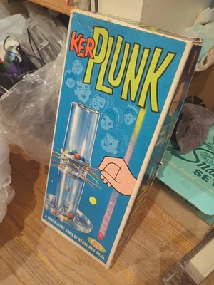 Vintage 1967 KERPLUNK Family Game Ideal Ker Plunk   - Image 1 of 4