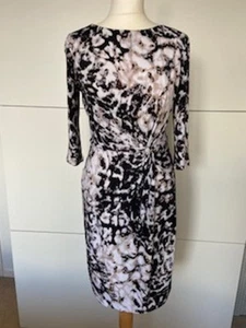 Cynthia Rowley white, tortoiseshell ladies dress size 8. Fully lined 3/4 sleeves - Picture 1 of 4