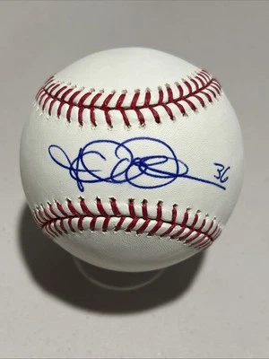 Jered Weaver Signed Baseball ROMLB Los Angeles Angels San Diego Padres - Image 1 of 4