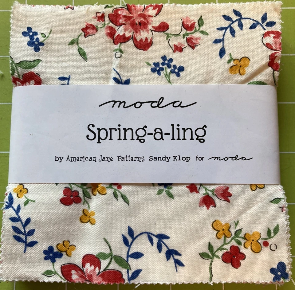 Spring-a-Ling By American Jane Patterns Charm Pack (Moda, 42-5" Squares) - Image 1 of 1