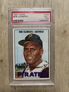 1967 Topps #400 ROBERTO (BOB) CLEMENTE - PSA 5.5 - Picture 1 of 2