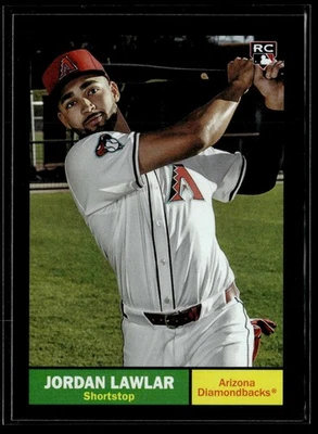2024 Topps Archives - Black Foilboard - #91 Jordan Lawlar - Arizona Diamondbacks - Image 1 of 2