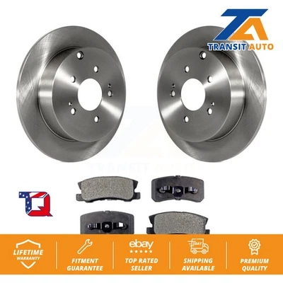 Disc Brake Rotors And Semi-Metallic Pads Rear Kit For Mitsubishi Endeavor - Image 1 of 4