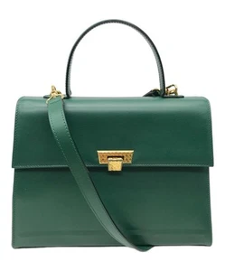 Bolso Christian Dior Kelly verde 2 vías - Imagen 1 de 9