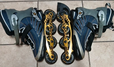 K2 Moto-M Inline Skates Rollerblades BOA  Mens Size 10.5 US Pre-Owned Great Cnd - Image 1 of 4