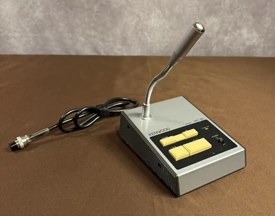 KENWOOD MC-80 Communication Microphone 8-pin Stand Desk-Top • Push-to-Talk 1980s - Image 1 of 4