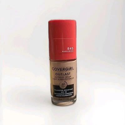 Covergirl Outlast Extreme Wear 3 - iN -1 Foundation, 845 Warm Beige - Image 1 of 4