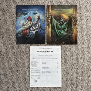 Advanced Dungeons & Dragons Dungeon Masters Screen, Player Reference + Guide Lot - Picture 1 of 24