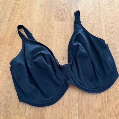 Top de bikini Elomi Essentials US 38L negro con aros estilo ES7504BLK Foto 1 de 4